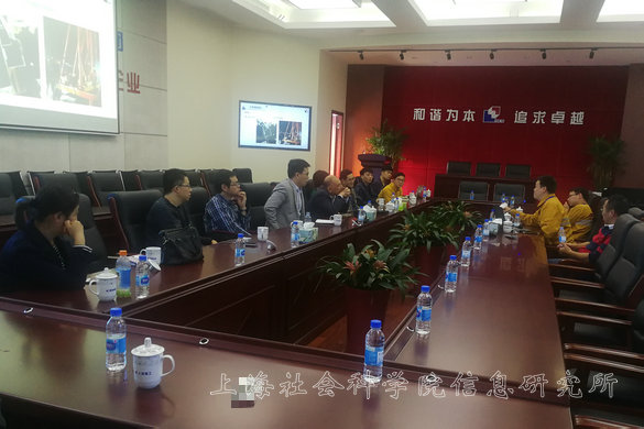 上海社科院信息所第一党支部赴上海建工集团参观调研