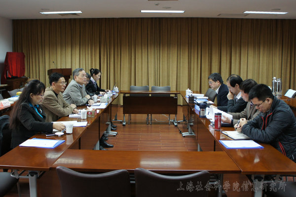 市委副秘书长、我院院长王战到信息所调研